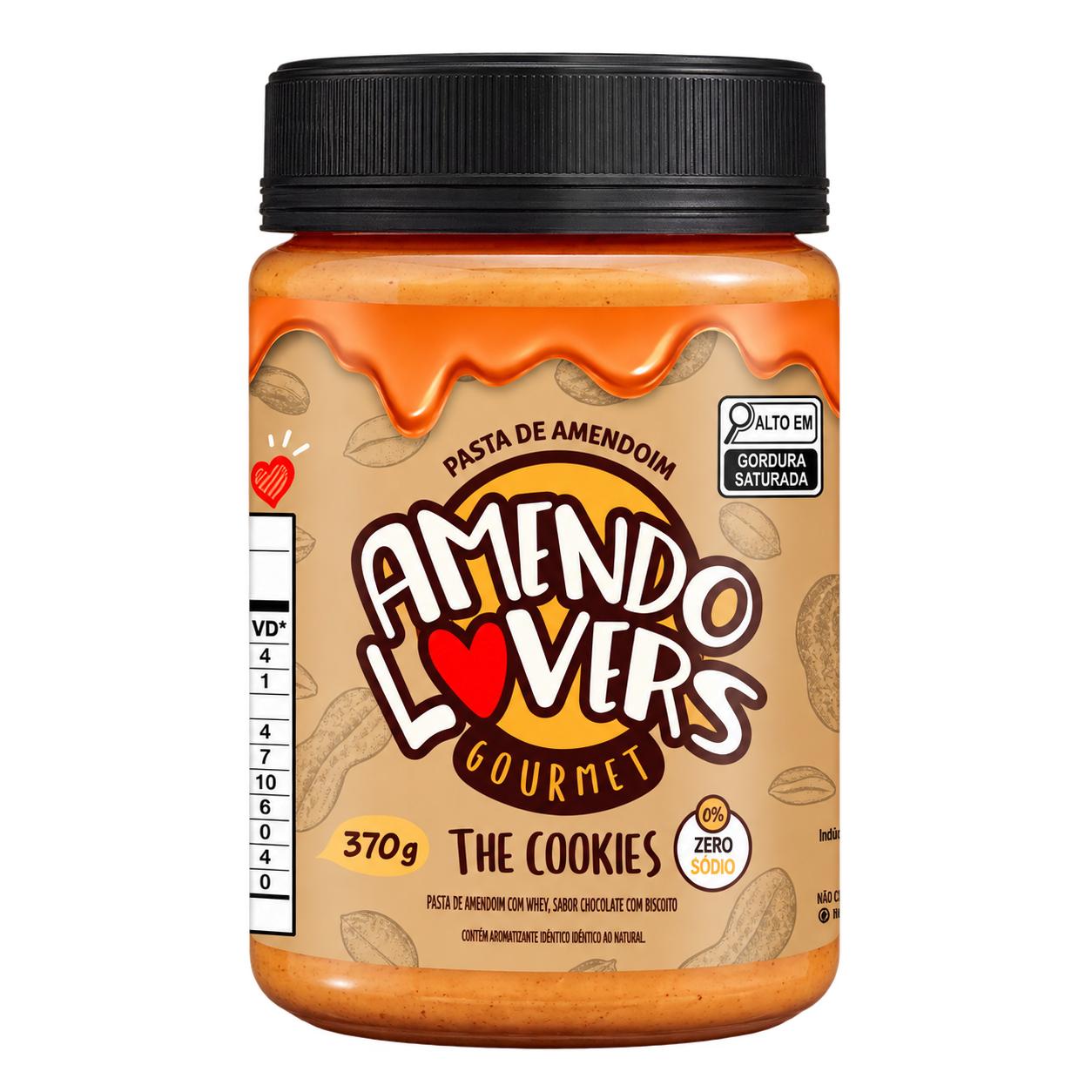 Pasta de Amendoim The Cookies 370g