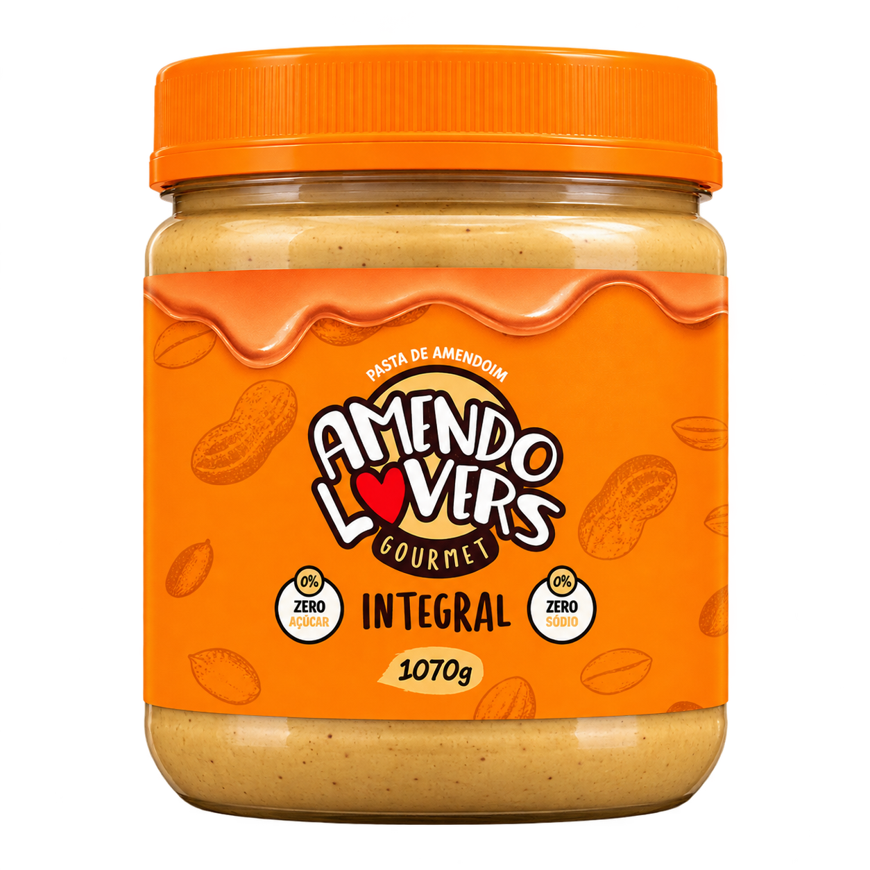 Pasta de Amendoim Integral 1070g