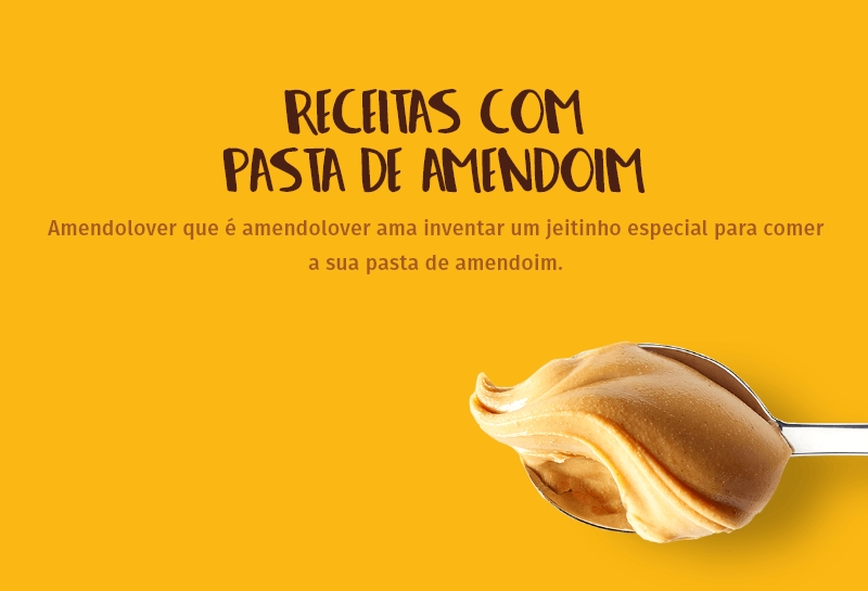 Receitas com Pasta de amendoim